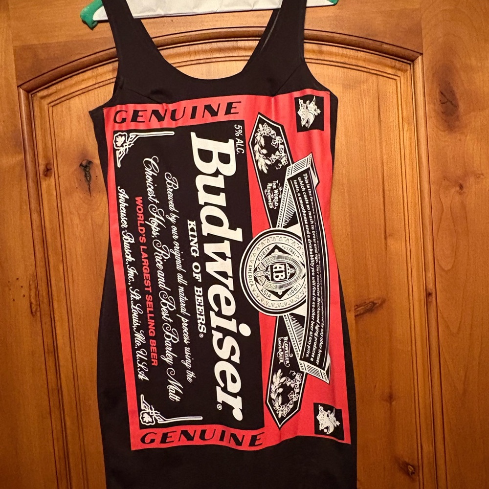 Budweiser Red and Black Logo Dress
SOLD